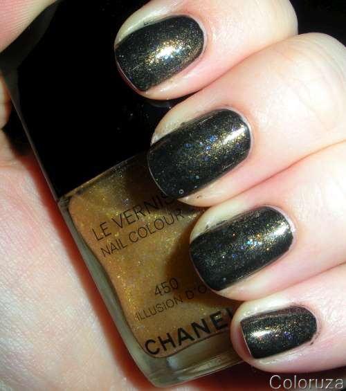 Chanel Black Velvet & Illusion D'Or (4)